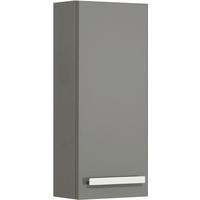 HÄNGESCHRANK 30/70/17 cm  - Chromfarben/Grau Hochglanz, KONVENTIONELL, Glas/Holzwerkstoff (30/70/17cm) - Sadena