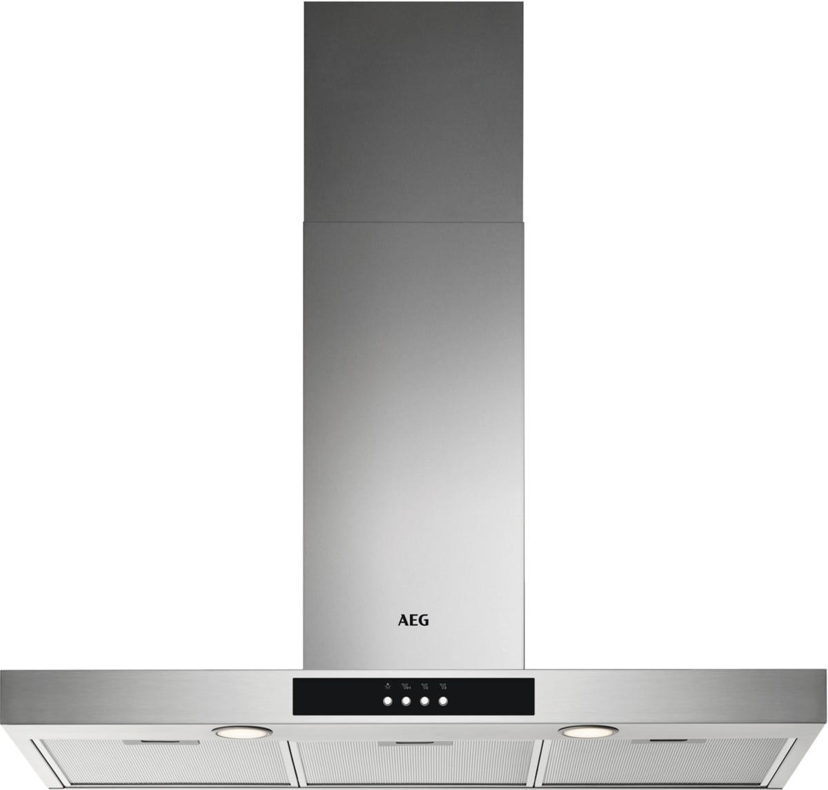 DUNSTABZUGSHAUBE DBB3951M  - Edelstahlfarben, LIFESTYLE, Metall (89,8/67,8-118/45cm) - AEG