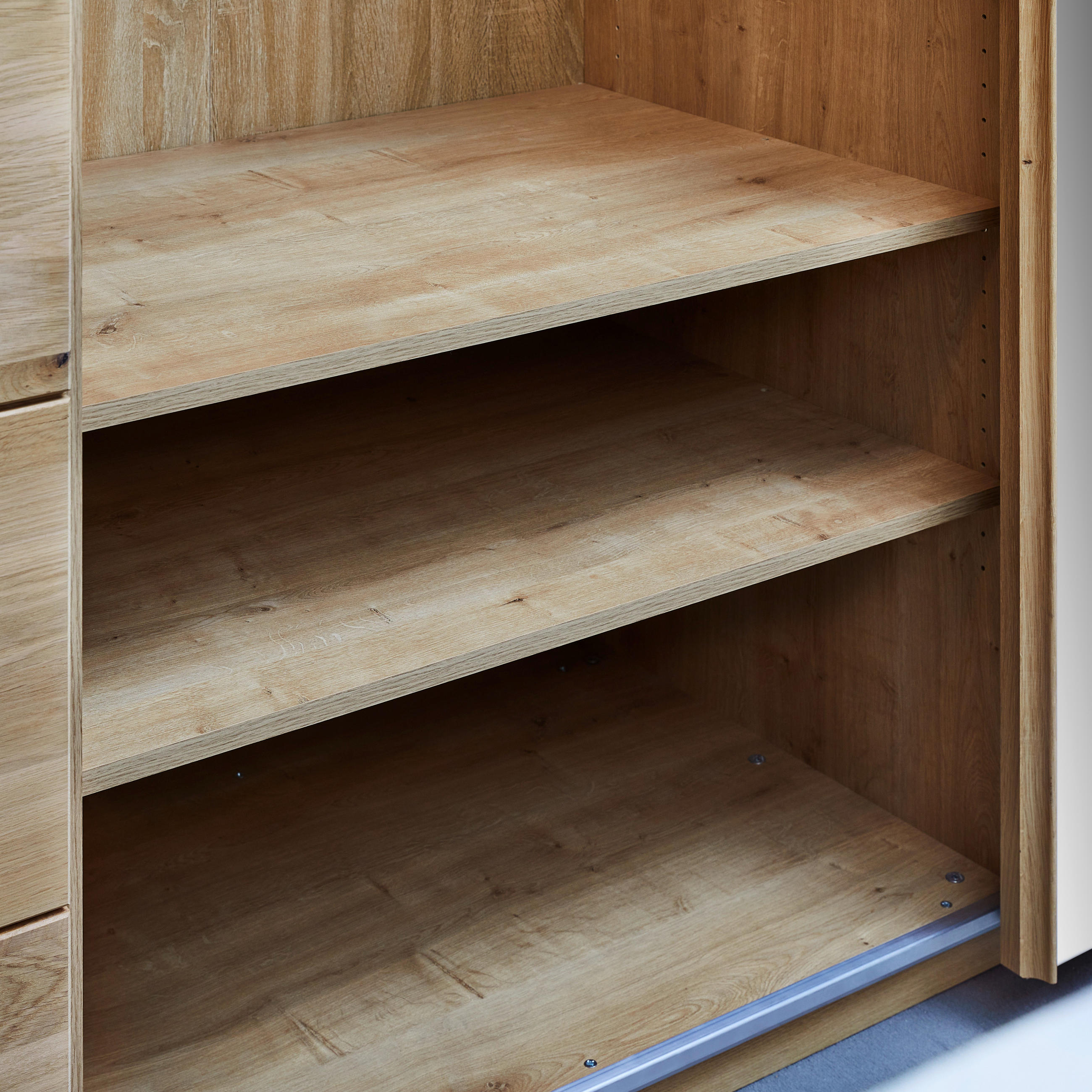 EINLEGEBODENSET 71/2/60 cm 2-teilig Eichefarben  - Eichefarben, Natur, Holzwerkstoff (71/2/60cm) - Linea Natura