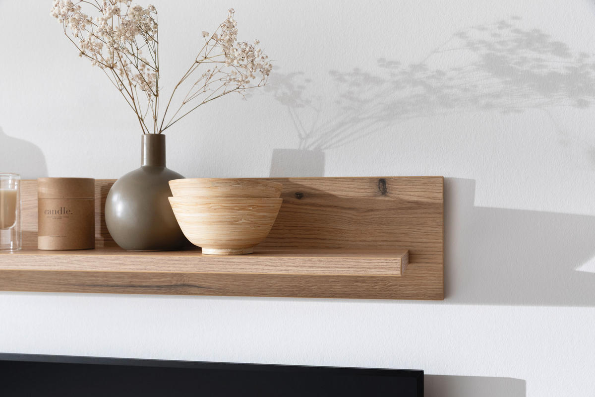 WANDBOARD150/18/20 cm Eichefarben  - Eichefarben, Design, Holzwerkstoff (150/18/20cm) - Livetastic