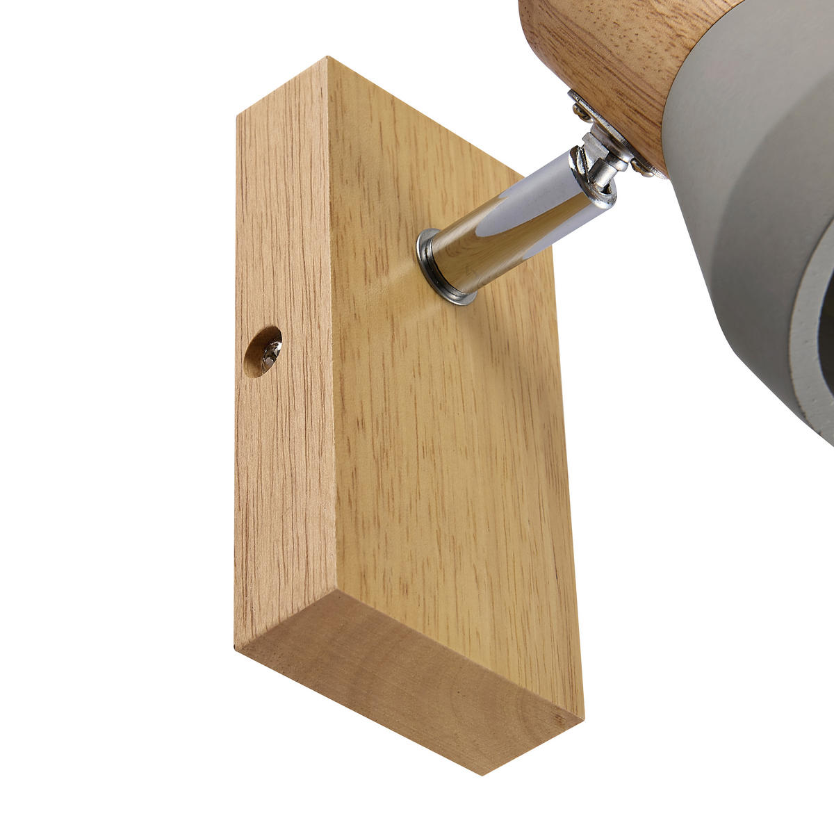 STRAHLER Alina 12,3/7,2/12 cm  - Eschefarben/Grau, Natur, Holz/Stein (12,3/7,2/12cm) - Novel