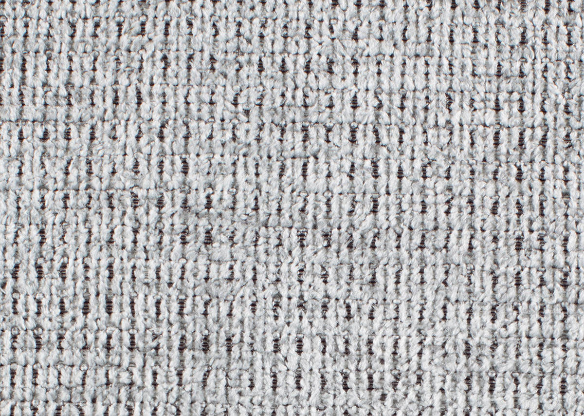 ECKSOFA in Webstoff Hellgrau  - Chromfarben/Hellgrau, Design, Textil/Metall (260/187cm) - Xora