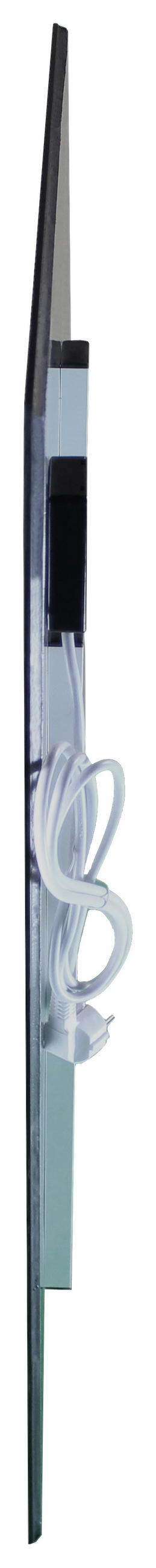 GLAS-HEIZPANEEL 320 W  - Schwarz, KONVENTIONELL, Glas/Metall (60/60/1,2cm) - Atrigo