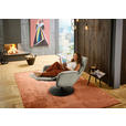 RELAXSESSEL in Leder Grau  - Schwarz/Grau, Design, Leder/Metall (76/108/86cm) - Dieter Knoll