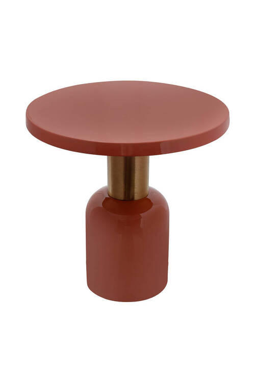 BEISTELLTISCH in Metall  - Koralle, Basics, Metall (50,5/49,5/50,5cm) - Kayoom