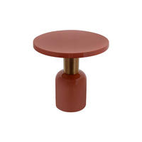 BEISTELLTISCH in Metall  - Koralle, Basics, Metall (50,5/49,5/50,5cm) - Kayoom