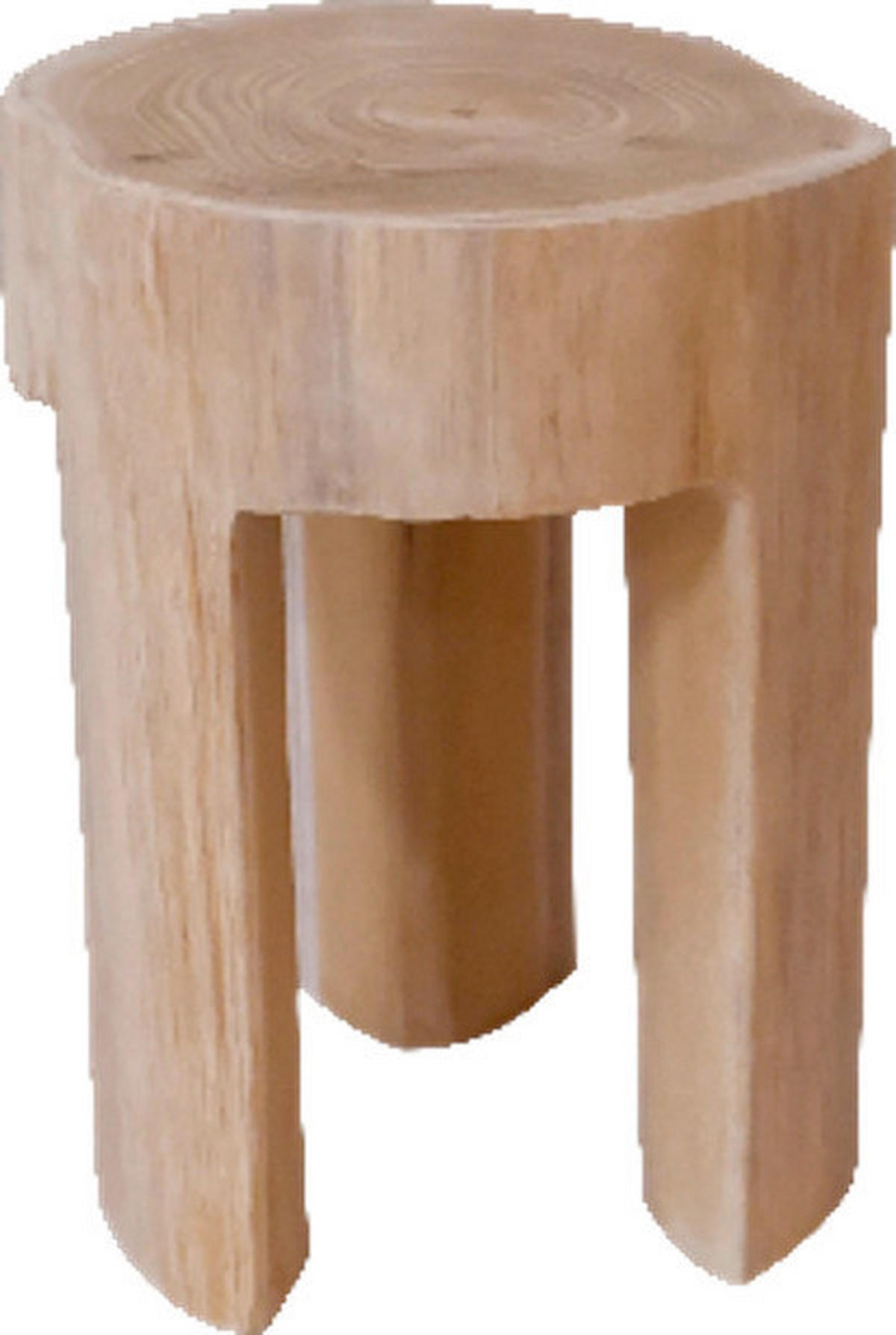 HOCKER Teakholz Naturfarben  - Naturfarben, Design, Holz (28-30/28-30/40cm) - Livetastic
