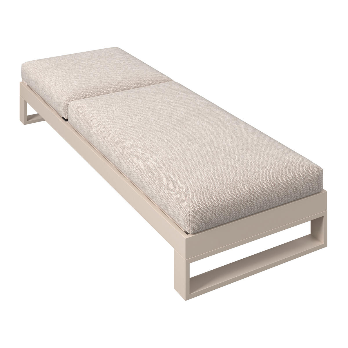 KERTI NAPOZÓÁGY 72/25/200 cm  - bézs, Design, textil/fém (72/25/200cm) - Amatio