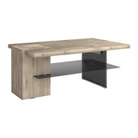 COUCHTISCH Altholz, Eiche furniert ESG, Parsolglas 123,8/75/50 cm rechteckig Grau, Eichefarben  - Eichefarben/Grau, Design, Glas/Holz (123,8/75/50cm) - Voglauer