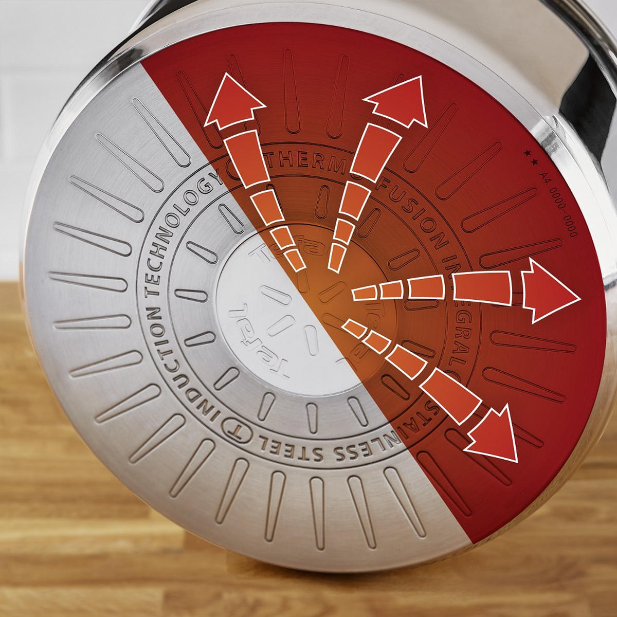 SERVIERPFANNE Duetto Silitan®-Antihaftbeschichtung  - Edelstahlfarben, Basics, Metall (38,7/10/25,6cm) - Tefal