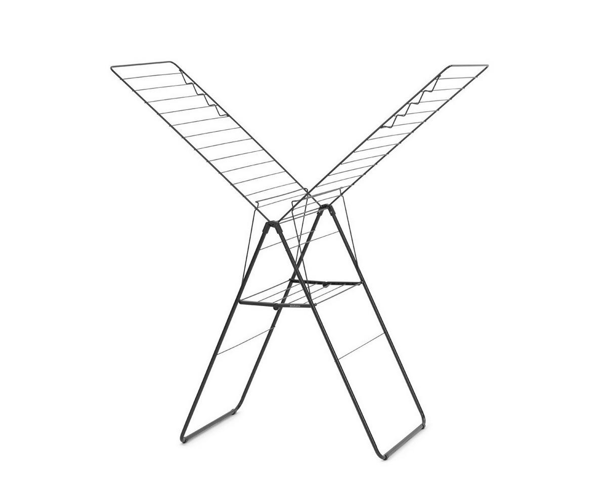 STANDTROCKNER  - Schwarz, Basics, Metall (59.2/98.4/5cm) - Brabantia