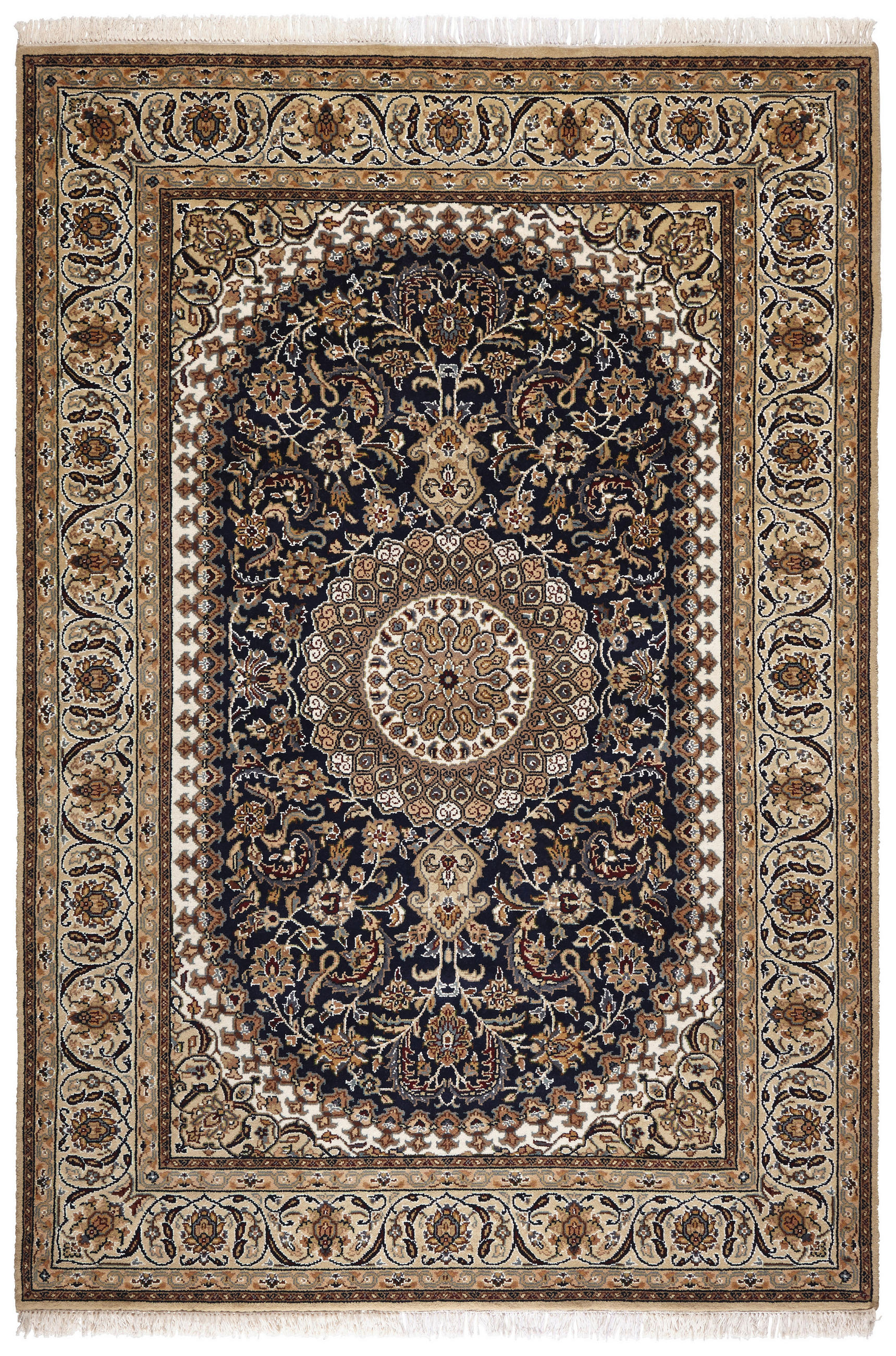 ORIENTÁLNÍ KOBEREC, 120/180 cm, modrá, béžová - modrá/béžová, Lifestyle, textil (120/180cm) - Cazaris