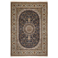 ORIENTÁLNÍ KOBEREC, 120/180 cm, modrá, béžová - modrá/béžová, Lifestyle, textil (120/180cm) - Cazaris