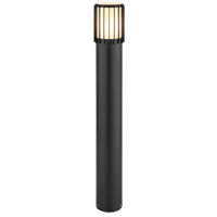 WEGELEUCHTE Mervin 9/65 cm  - Anthrazit/Opal, Design, Kunststoff/Metall (9/65cm) - Globo