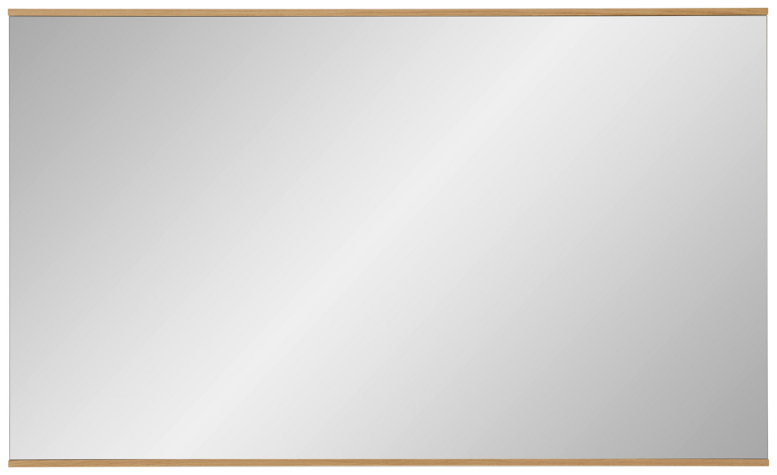 WANDSPIEGEL 136/82/2,5 cm    in rechteckig  - Eiche Bianco, Design, Glas/Holz (136/82/2,5cm) - Dieter Knoll