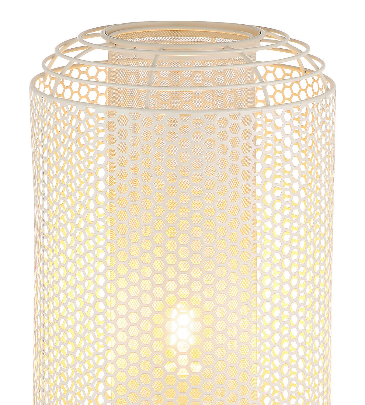 STEHLEUCHTE 30/110 cm    - Creme, Design, Metall (30/110cm) - Globo