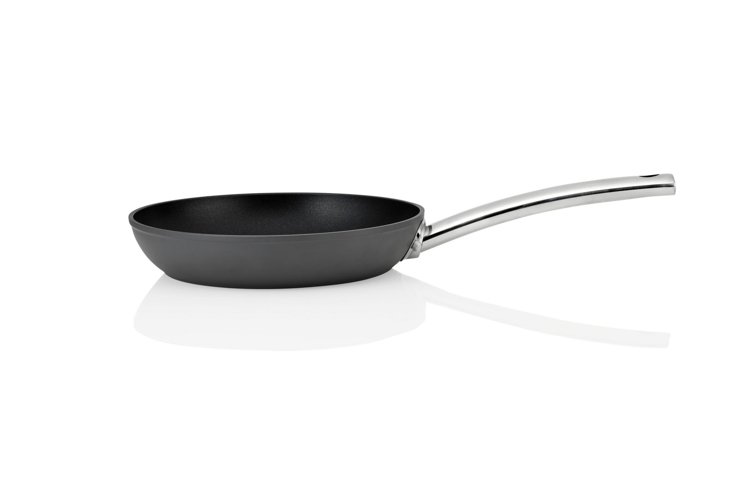 BRATPFANNE 24 cm  - Silberfarben/Schwarz, Basics, Metall (24cm) - Stanley Rogers