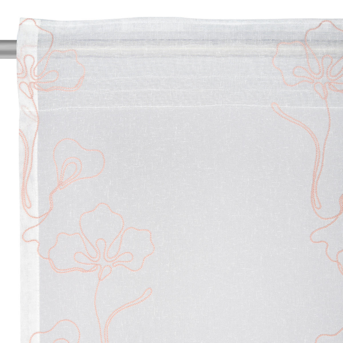 KONČANA ZAVESA  pol prosojno   140/280 cm  - siva, Konvencionalno, tekstil (140/280cm) - Esposa