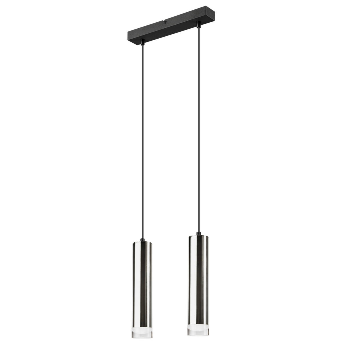HÄNGELEUCHTE Diego 99/32/8 cm   - Chromfarben, Design, Metall (99/32/8cm)