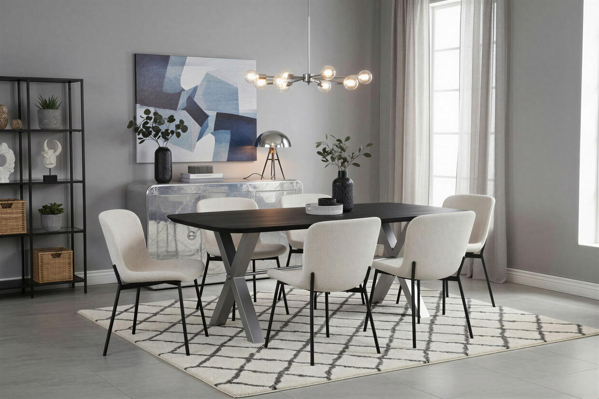 SIDEBOARD 150/90/45 cm  - Silberfarben, Design, Holz/Holzwerkstoff (150/90/45cm) - MID.YOU