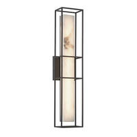 LED-WANDLEUCHTE Eurofase 61/12,7/11,5 cm  - Schwarz, KONVENTIONELL, Glas/Metall (61/12,7/11,5cm) - Elstead Lighting