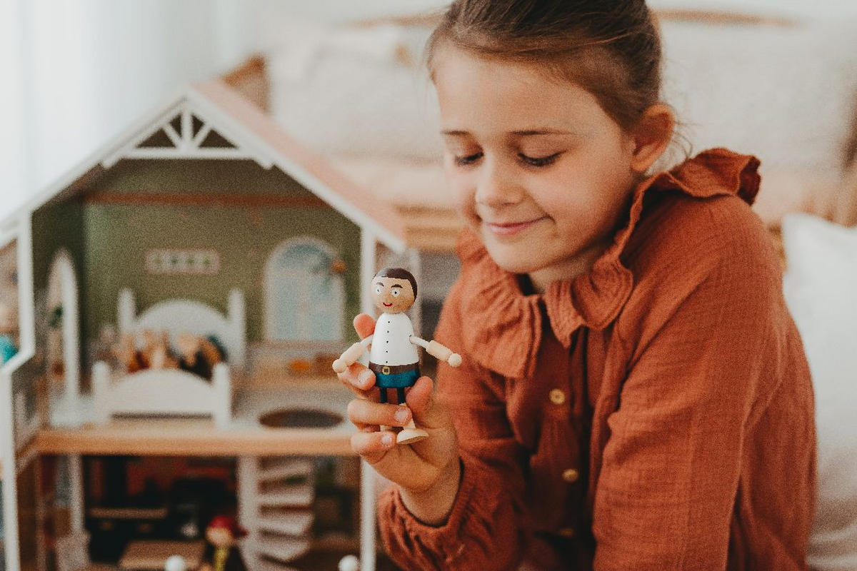 PUPPENHAUS  - Multicolor, Basics, Holz/Kunststoff (49/51/29cm) - small foot