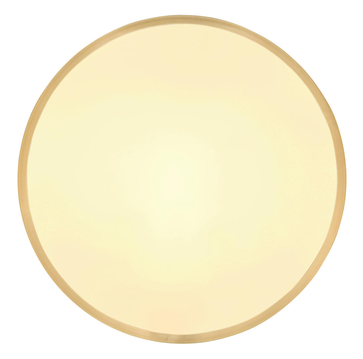 LED-DECKENLEUCHTE 22 W  35/3 cm    - Messingfarben/Opal, Konventionell, Kunststoff/Metall (35/3cm) - Globo