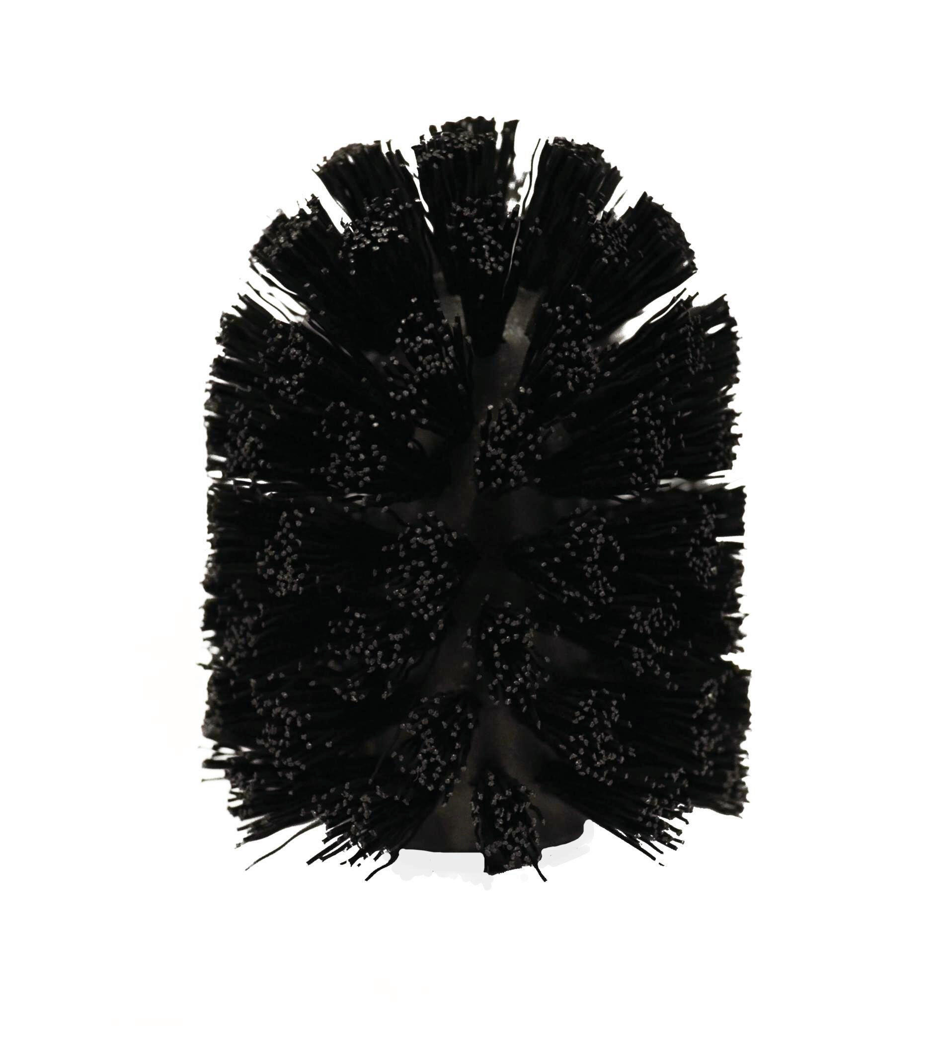 ERSATZBÜRSTENKOPF   Kunststoff  - Schwarz, Basics, Kunststoff (8cm) - Sadena