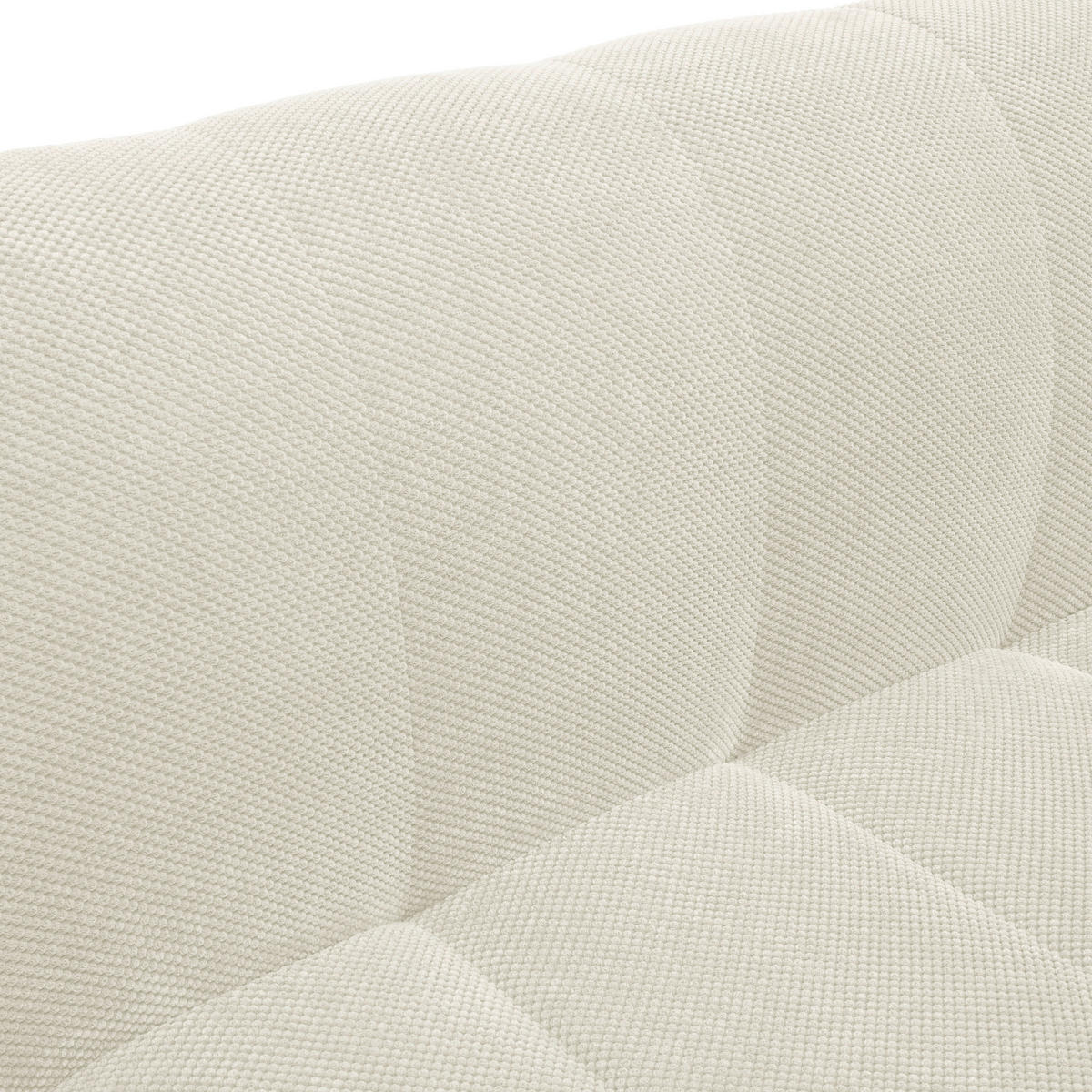 SCHLAFSOFA Velours Creme  - Creme/Schwarz, Design, Kunststoff/Textil (148/88/110cm) - Livetastic