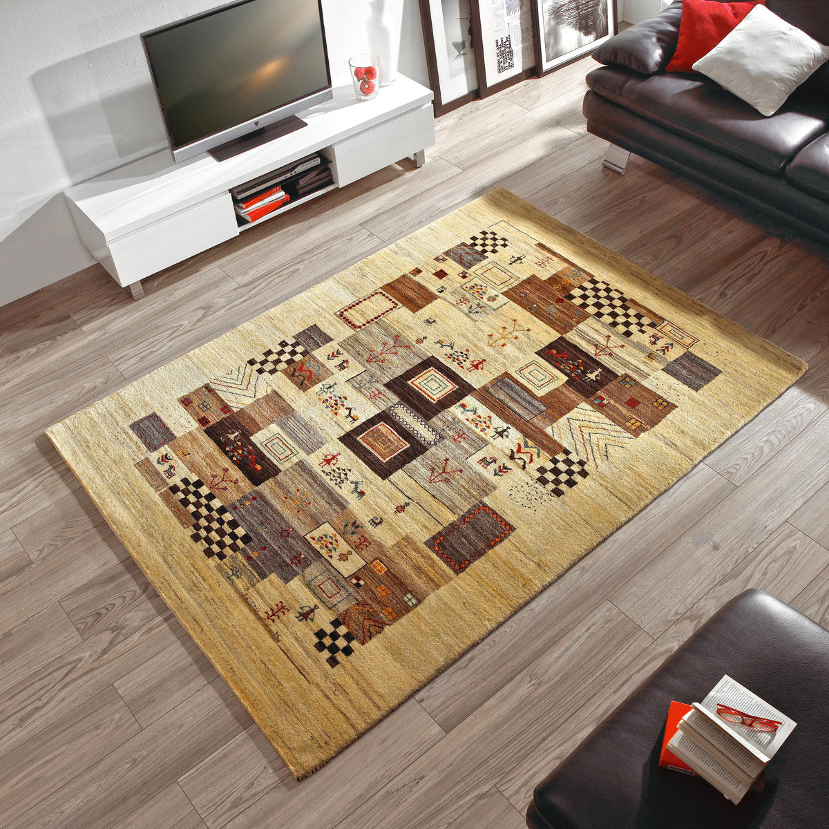 ORIENTTEPPICH 90/160 cm Charlys Tante Beige  - Beige, LIFESTYLE, Textil (90/160cm) - Cazaris