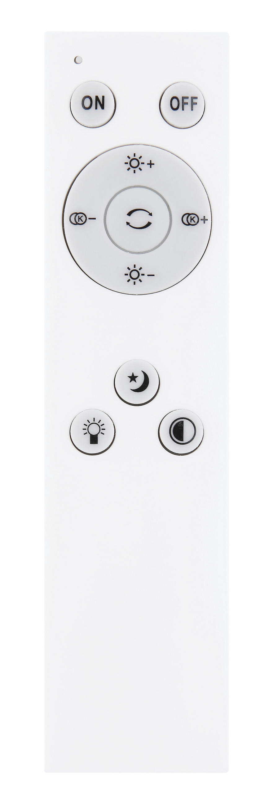 STROPNA LED-SVETILKA   //2700-6500 K/230 V/ - srebrne barve/bela, Basics, kovina/umetna masa (41/6cm) - Globo