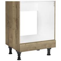 HERDUMBAUSCHRANK 60/87/56 cm  in Eiche dunkel  - Eiche dunkel, MODERN, Holzwerkstoff (60/87/56cm) - Nobilia