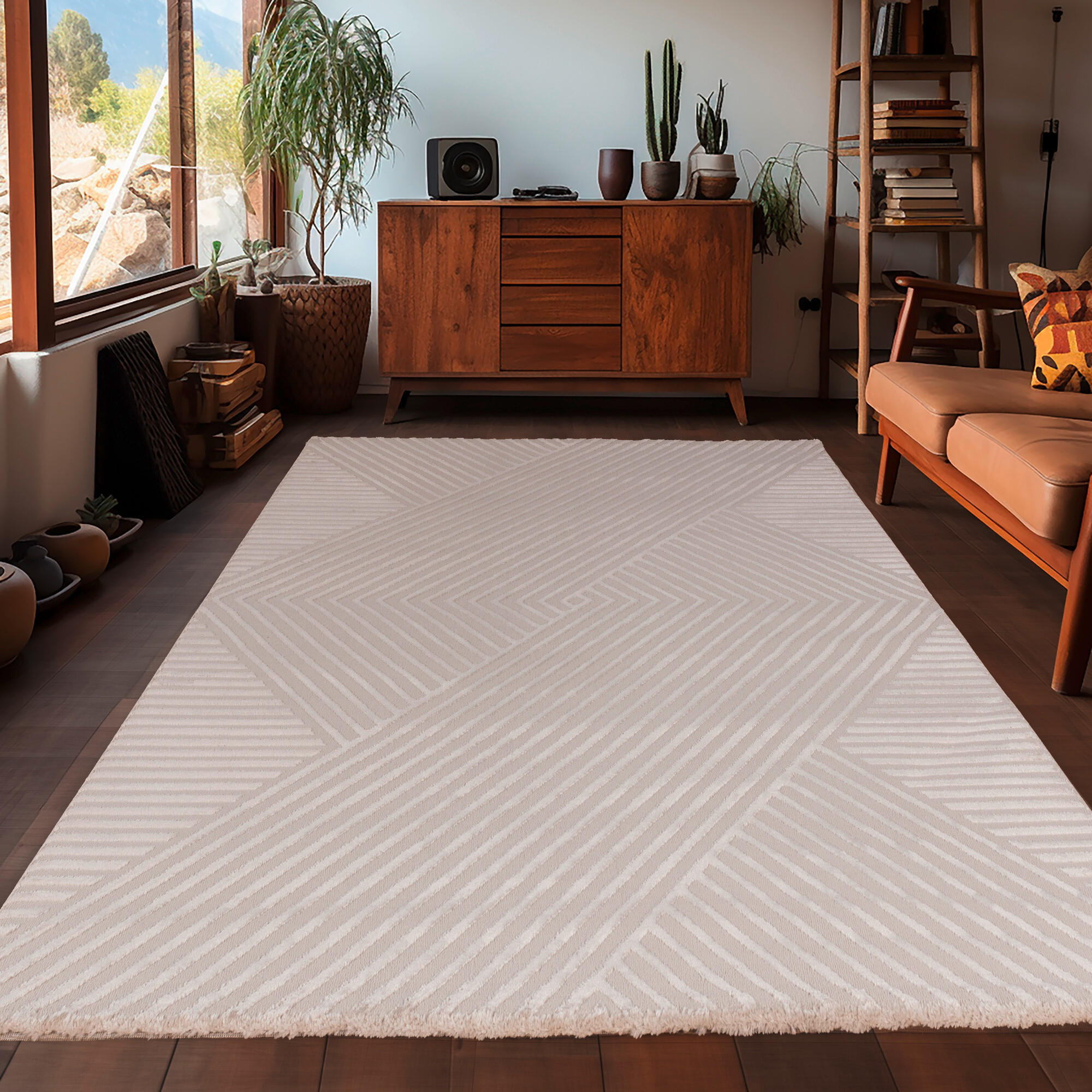 WEBTEPPICH 280/370 cm Sahara Beige  - Beige, Design, Textil (280/370cm) - Novel