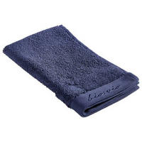 GÄSTETUCH BONITA Dunkelblau 4-teilig 30/50 cm  - Dunkelblau, Natur, Textil (30/50cm) - Bio:Vio
