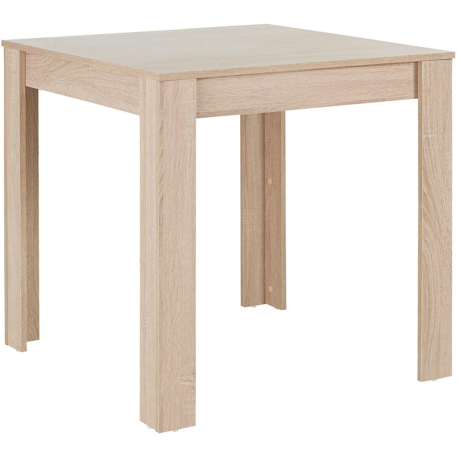 ESSTISCH in Holzwerkstoff  - Eichefarben, Design, Holzwerkstoff (80/75/80cm) - MID.YOU