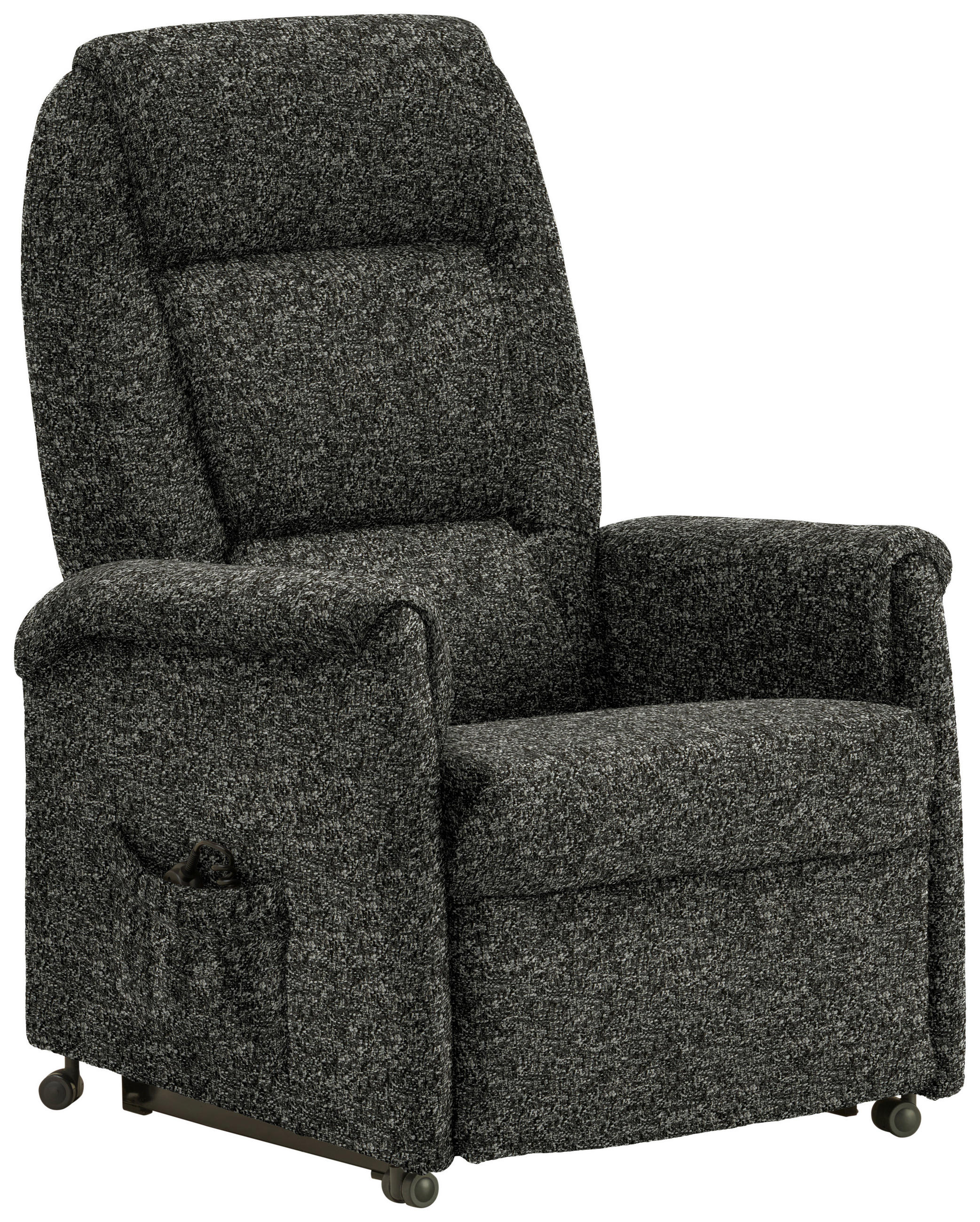 FERNSEHSESSEL in Flachgewebe Anthrazit  - Anthrazit/Schwarz, KONVENTIONELL, Kunststoff/Textil (69/105/82cm) - Himolla