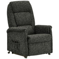 FERNSEHSESSEL in Flachgewebe Anthrazit  - Anthrazit/Schwarz, KONVENTIONELL, Kunststoff/Textil (69/105/82cm) - Himolla