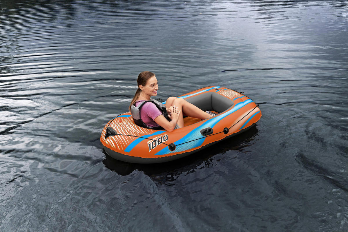 KAJAK  - Blau/Orange, KONVENTIONELL, Kunststoff (162/96/27cm) - Bestway