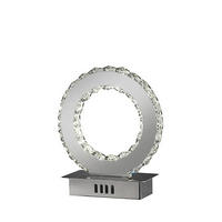 LED-TISCHLEUCHTE 20/15/22 cm   - Chromfarben, Design, Metall (20/15/22cm)