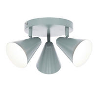 DECKENSTRAHLER 34/34/16 cm   - Grau, Trend, Metall (34/34/16cm)