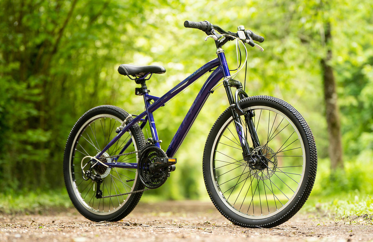 KINDERFAHRRAD 24 Zoll  - Lila, Basics, Metall (59,7/168,9/99,1cm)