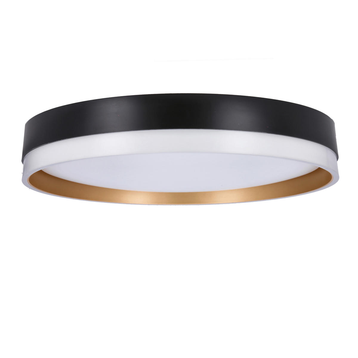 LED-TAKLAMPA Florida 38/38/7.5 cm  - vit/svart, Klassisk, metall/plast (38/38/7.5cm)