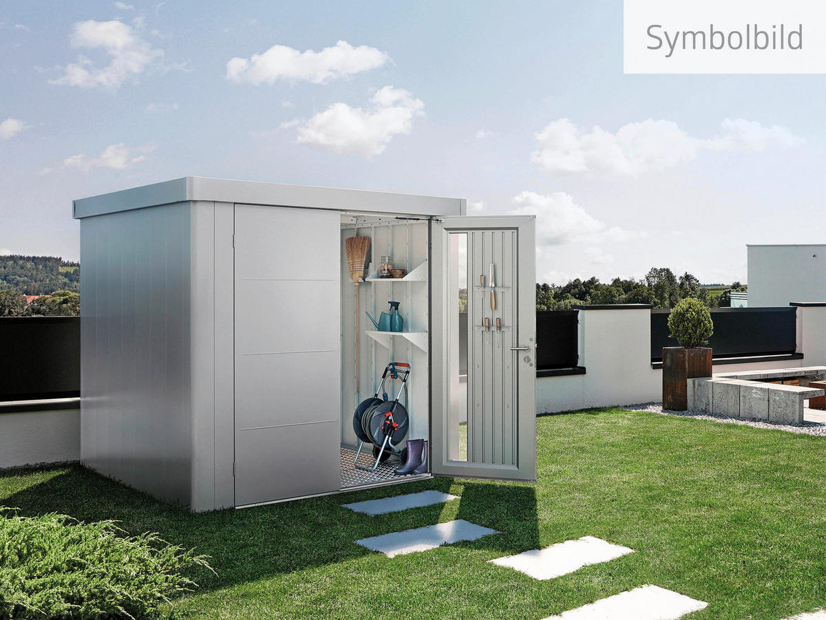 GERÄTEHAUS Metall  - Silberfarben, Basics, Metall (180/220/236cm) - Biohort