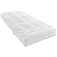 KOMFORTSCHAUMMATRATZE 180/200 cm Höhe ca. 19 cm  - Weiß, KONVENTIONELL, Textil (180/200cm) - Sleeptex