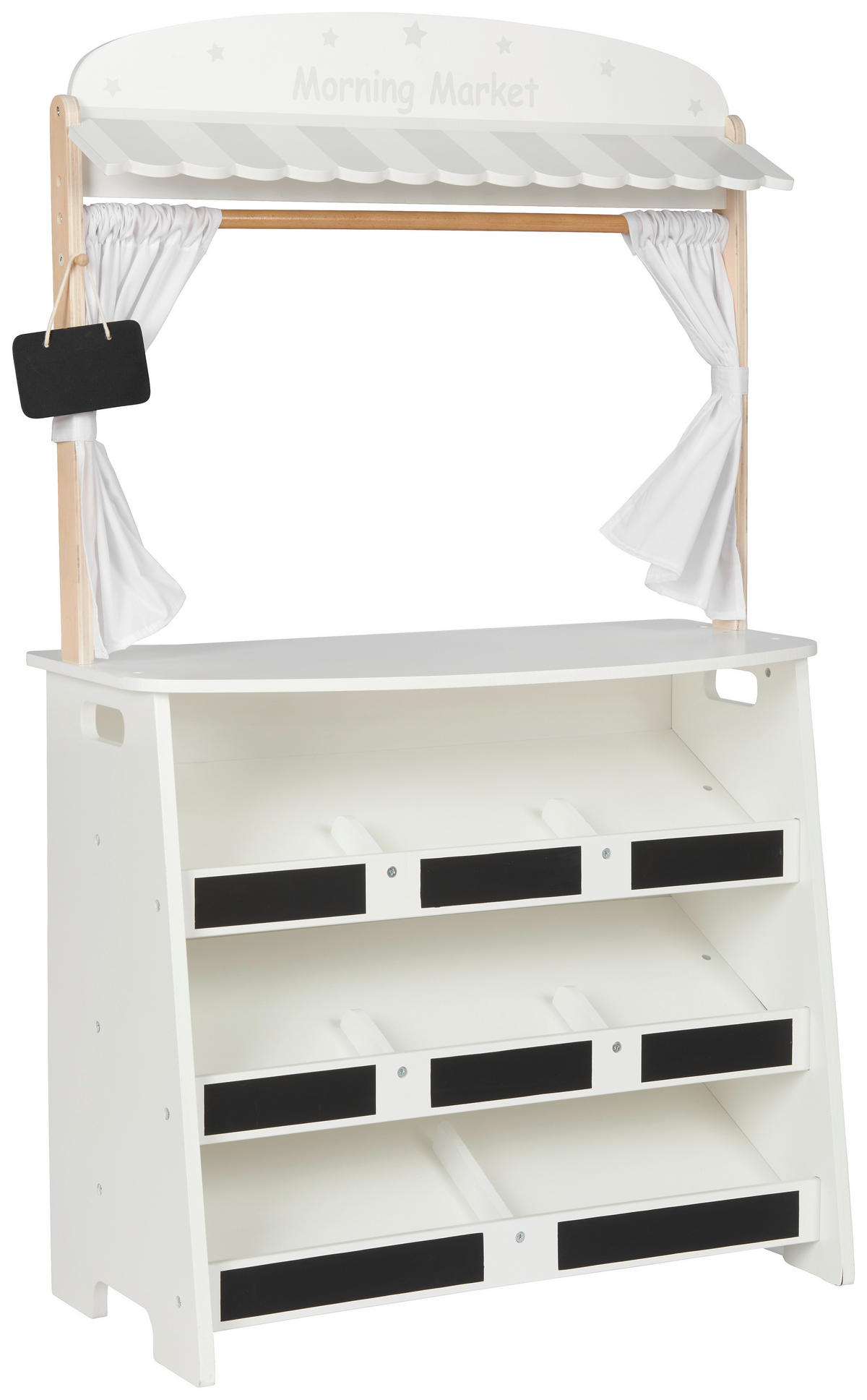 TRGOVINA   - bijela/prirodne boje, Basics, drvo/tekstil (60/29/99cm) - My Baby Lou