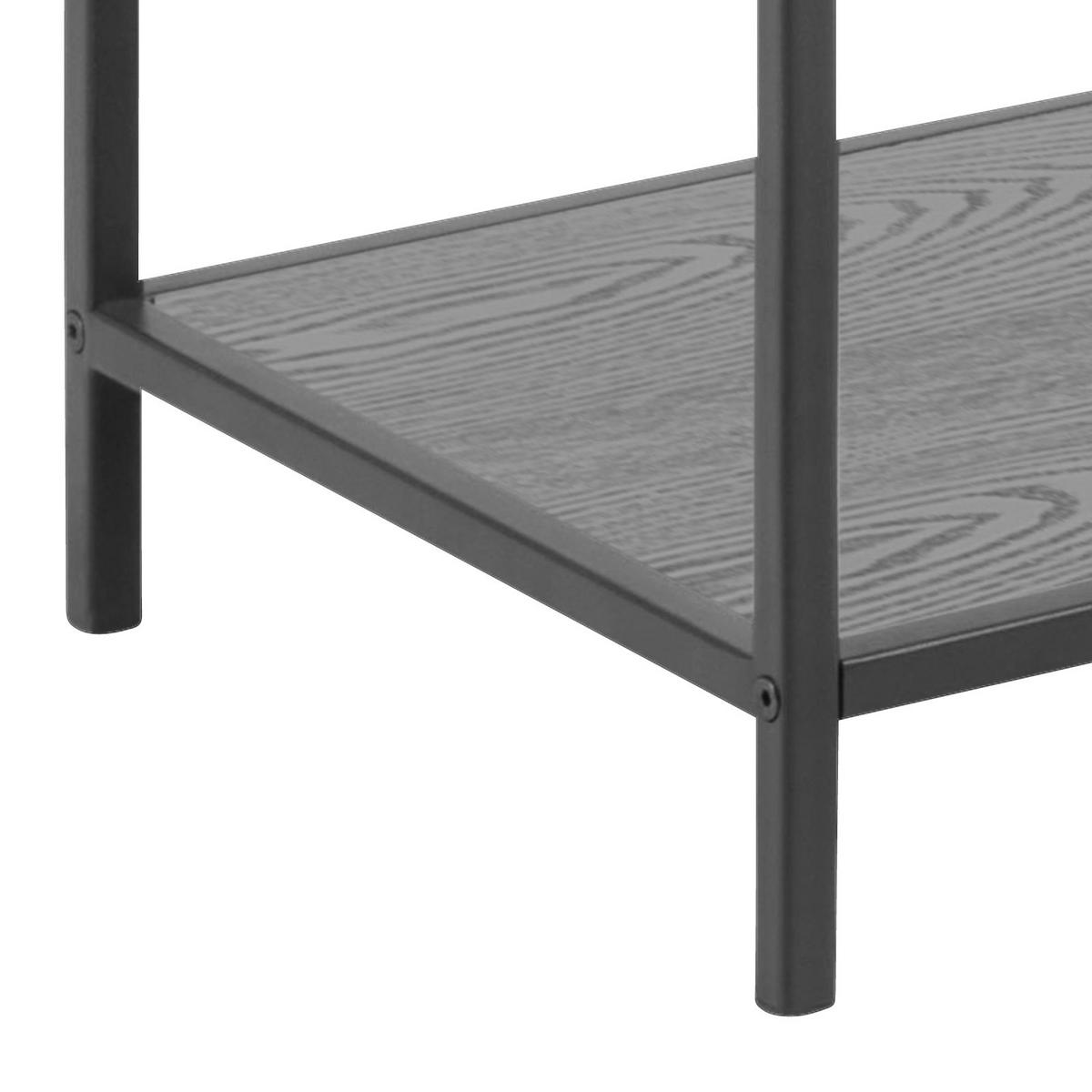 KONSOL i metall, trämaterial 100/35/79 cm    - svart, Trend, metall/trämaterial (100/35/79cm) - Best Price