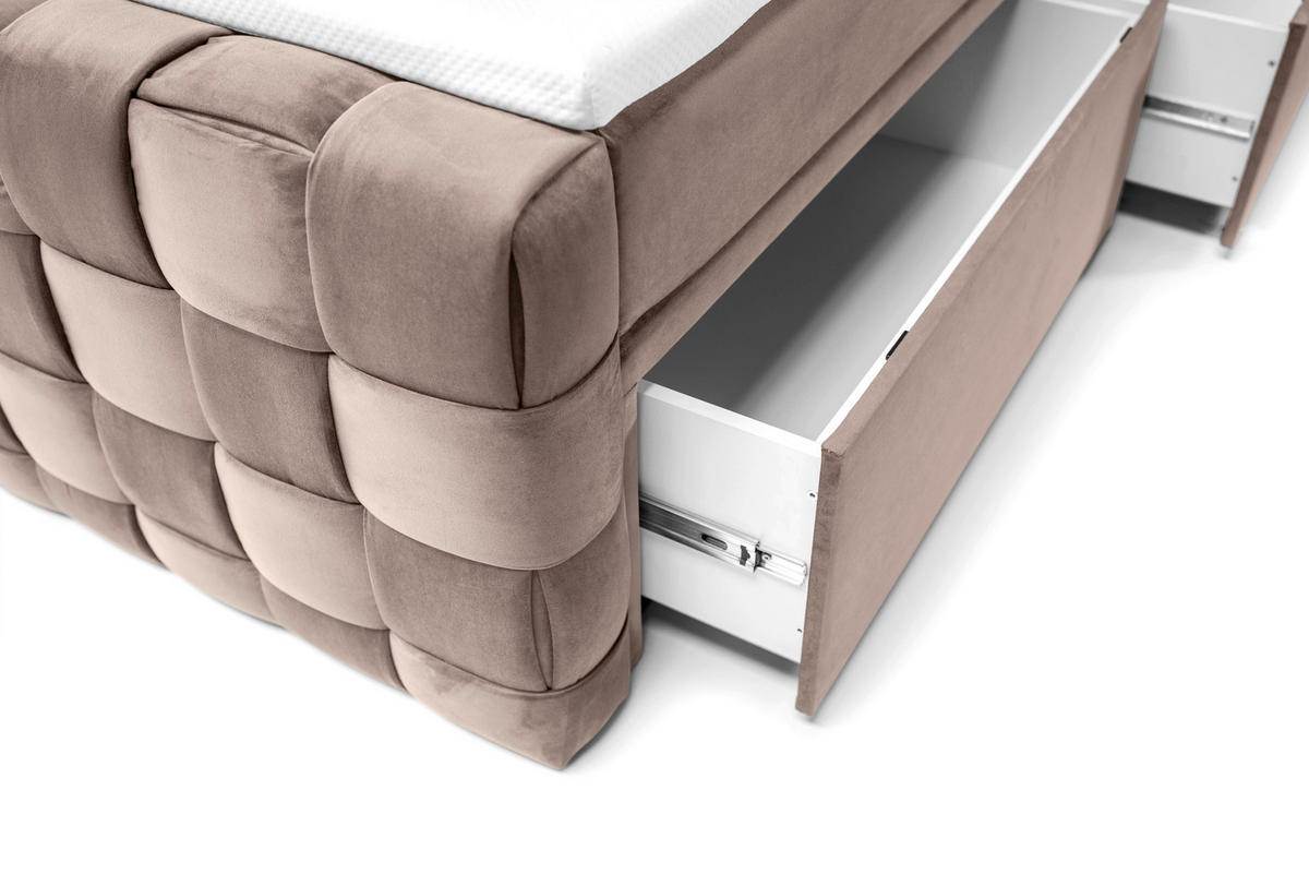 AMERICKÁ POSTEĽ, 180/200 cm, béžová - béžová, Modern, textil (180/200cm) - Livetastic