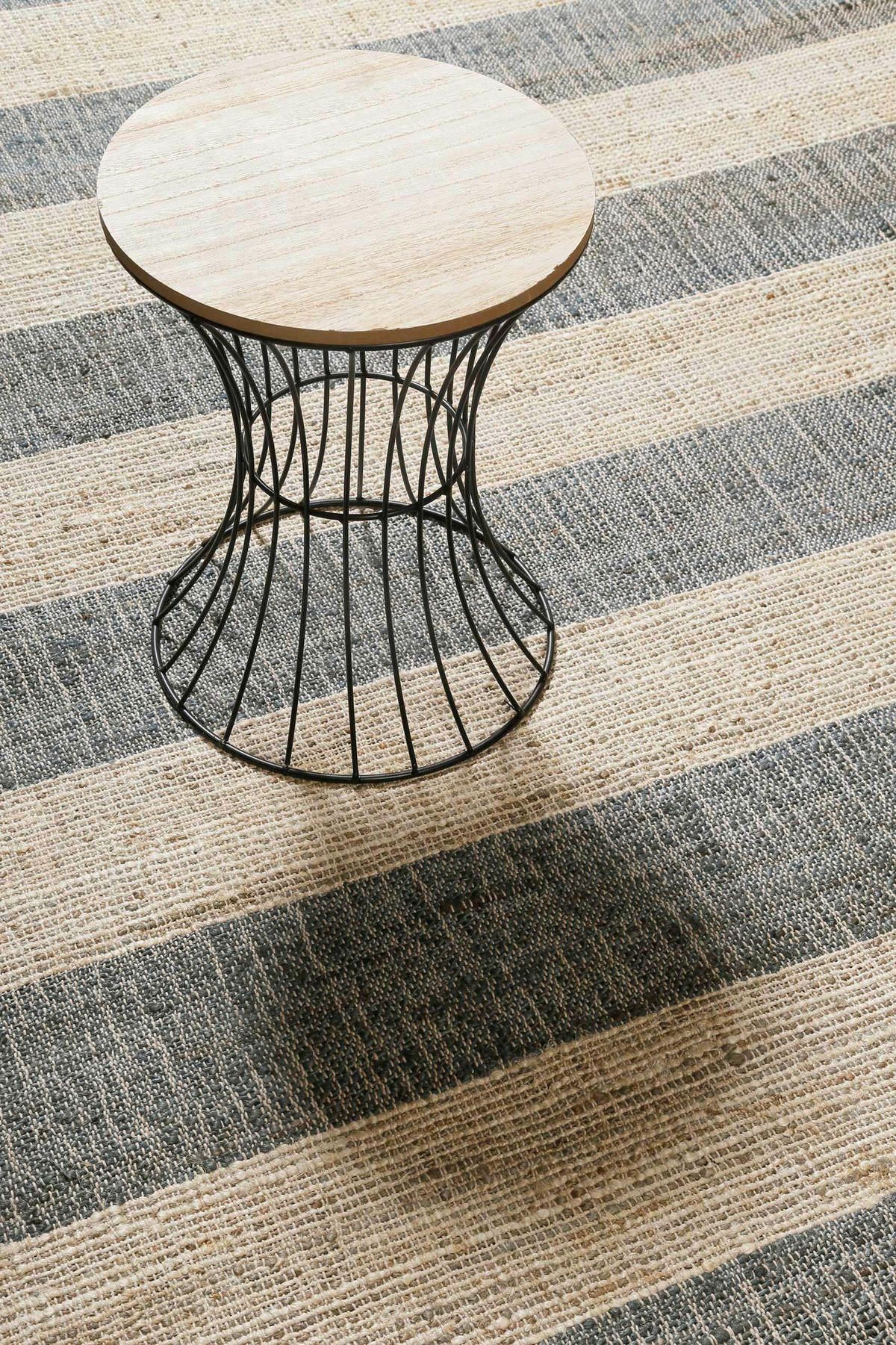 HANDWEBTEPPICH 200/290 cm Virgil Anthrazit, Sandfarben  - Sandfarben/Anthrazit, KONVENTIONELL, Textil (200/290cm)