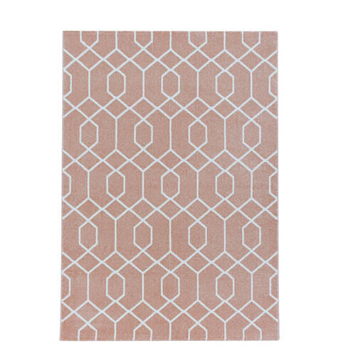WEBTEPPICH 200/290 cm Efor 3713 rose  - Rosa, Basics, Textil (200/290cm) - Novel