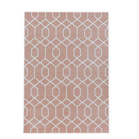 VÄVD MATTA 240/340 cm Efor 3713 rose  - rosa, Basics, textil (240/340cm)